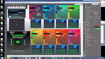Scannable Harmonic Oscillator in Max/MSP