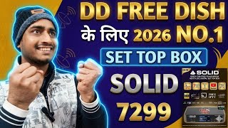 DD  Free Dish के लिए 2026 का No1 Set Top Box ✅ || Solid 7299 || Solid 7299 Full HD Set Top Box Wealth