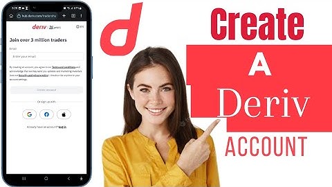 How To Create Deriv Account | Create Deriv Account 2025