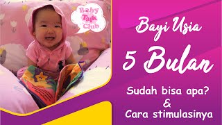 Perkembangan Bayi Usia 5 Bulan