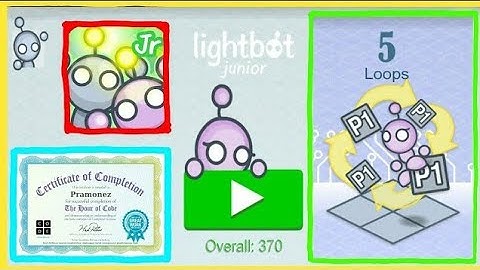 Lightbot Jr Coding Puzzles - LOOPS Level 5
