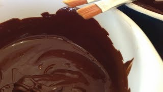 chocolate paint valentines