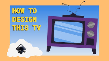 How To Design a Classic Cartoon TV in Inkscape | Graphic Design Tutorial