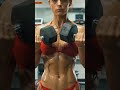 Biceps Curl Form 💥 Fitness Woman Gym Motivation  #workoutshorts #workoutmotivation