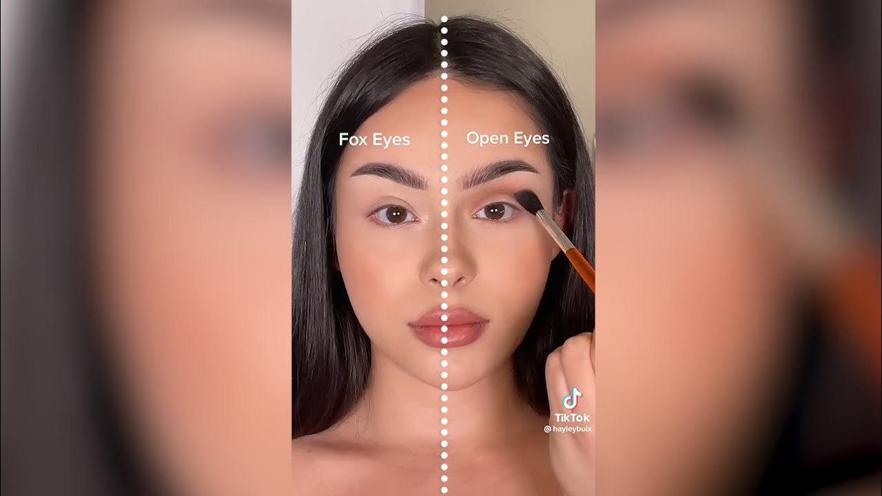 Fox eyes vs Open eyes 😍 MakeUp eyes tutorial! Choose your favorite!