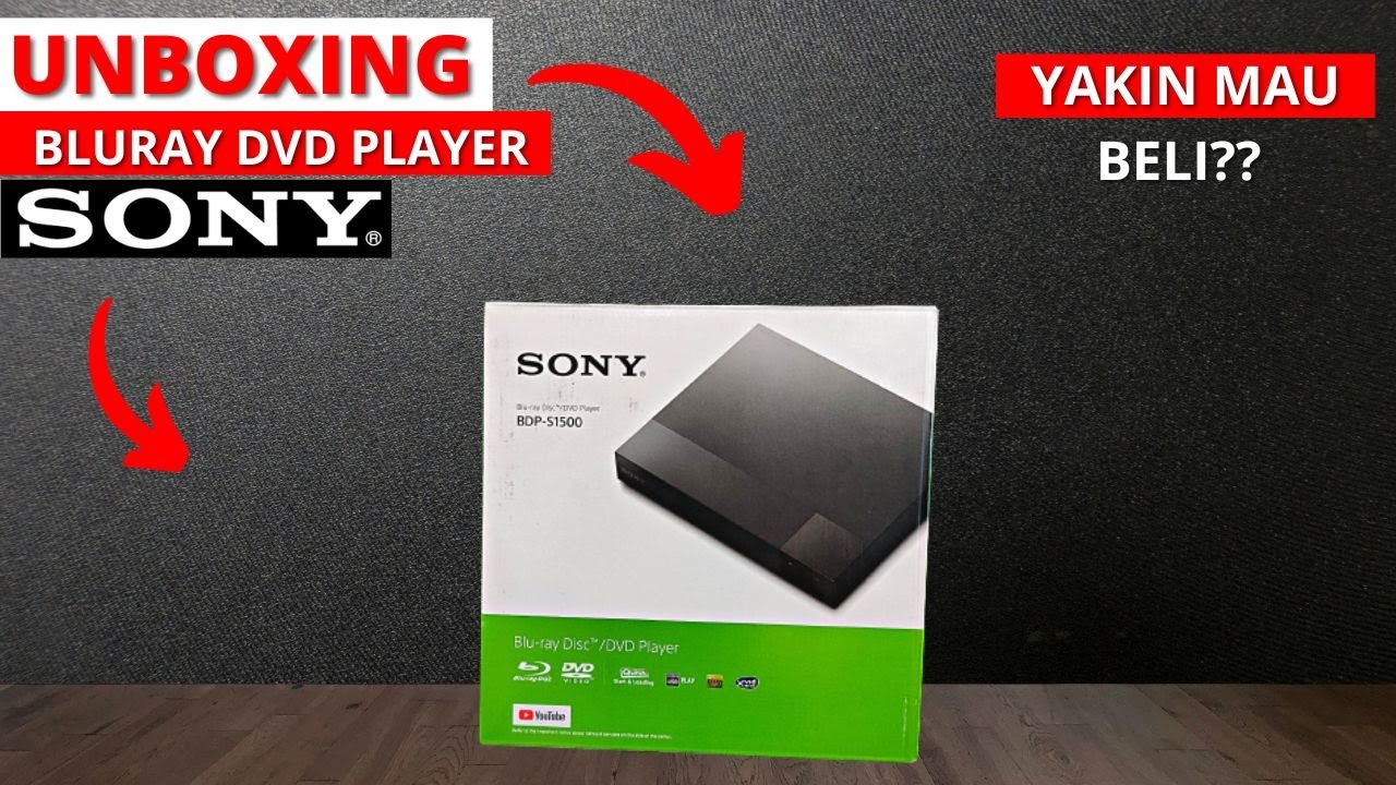 UNBOXING DVD BLURAY SONY || SONY BDP S1500 - YouTube