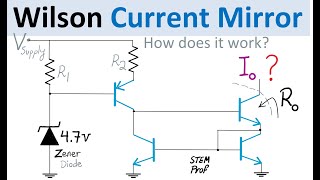 Wilson Current Mirror and Current Source Design