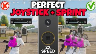 Best JOYSTICK  Guide for Fast Movement : | Best Setting Joystick Sensitivity | BGMI