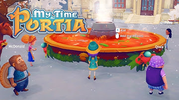 The Winter Hotpot! - My Time at Portia (Alpha 7.0) – Part 206