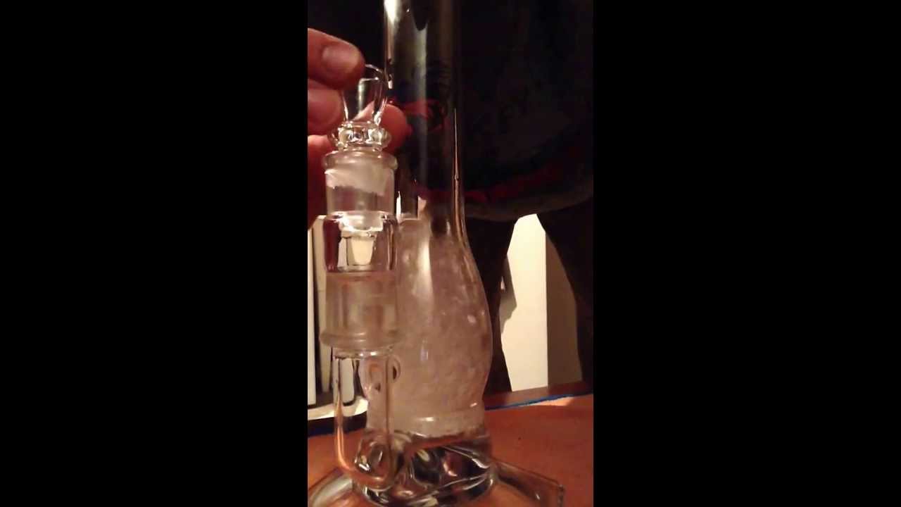 Dave Goldstein (DG) 13" white fritted disc perk water test YouTube