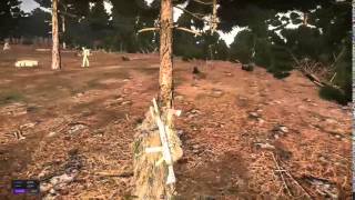Arma 3 Star Jumps while cutting trees down Exile Mod