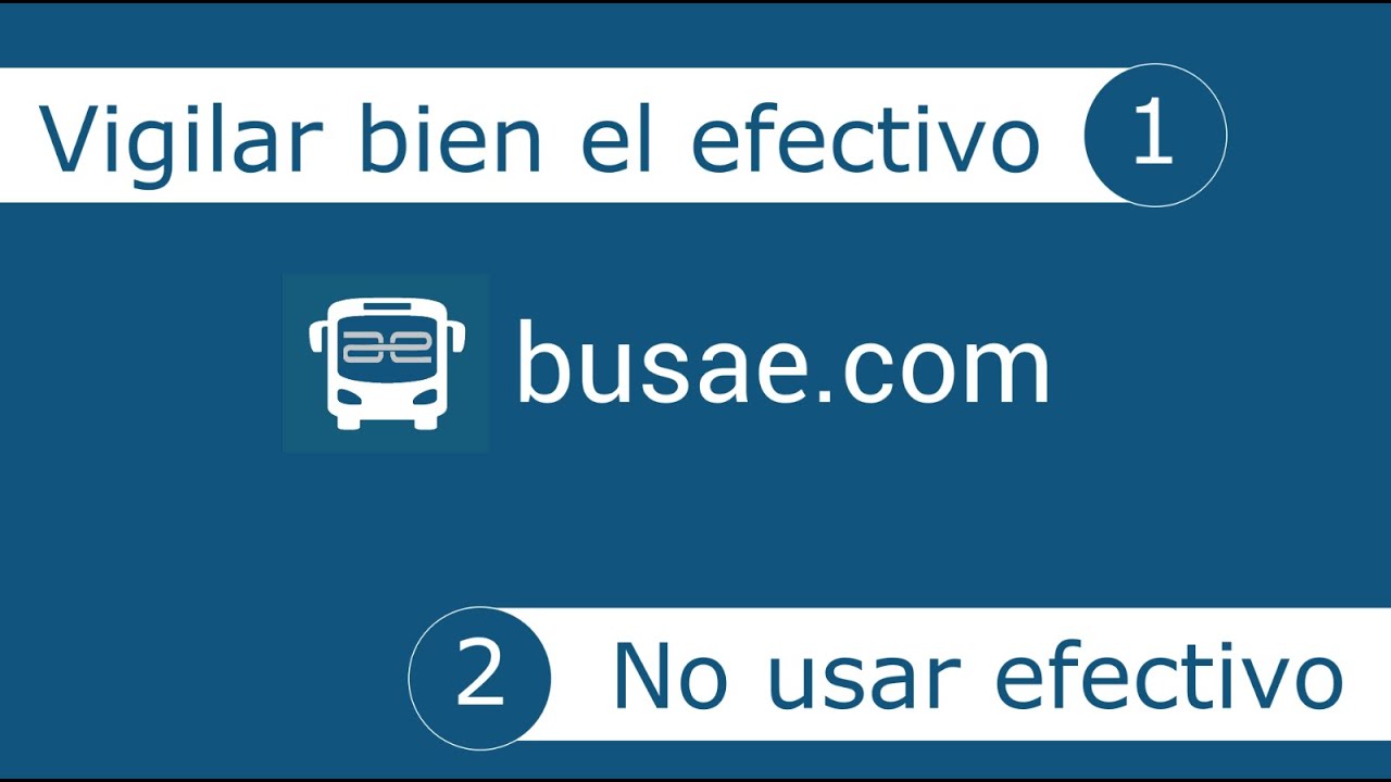 Busae - 2 Opciones de control tickets