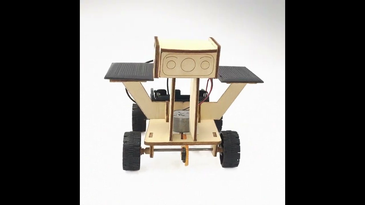 DIY Solar Moon Rover – Fun STEM Educational Toy Kit