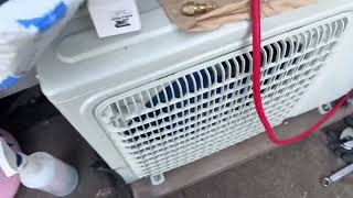 20250912 Aux miniSplit 12,000 BTU install torque down extender ￼
