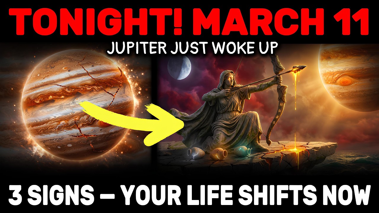 TONIGHT! Last Quarter Moon in SAGITTARIUS — Jupiter Just Went Direct and 3 Signs Receive Everything