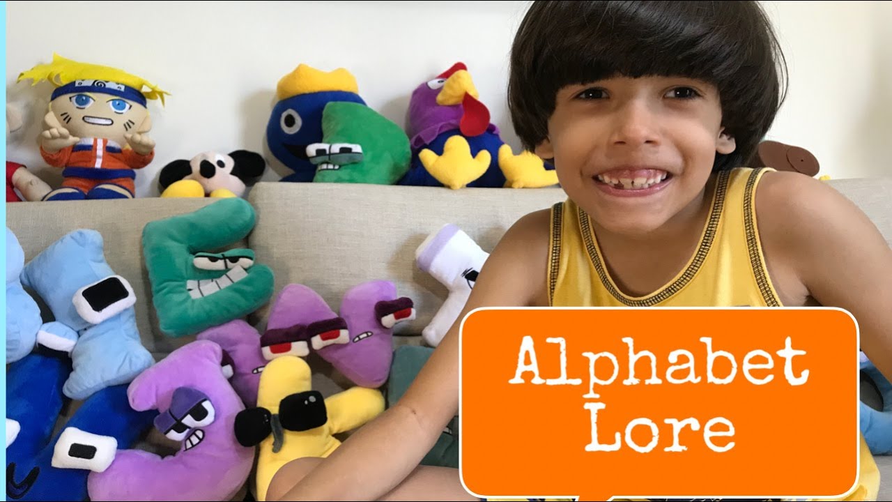 Brinquedo De Pelúcia Alphabet Lore Doll Para Meninos