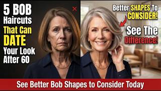 5 Bob Haircuts That Can Date Your Look After 60—Better Shapes to Consider