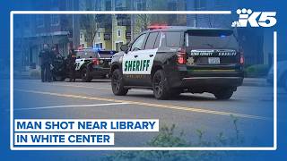 Man shot near White Center library