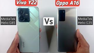 Vivo Y22 4gb Ram Vs Oppo A16 4gb Ram  Speed Test