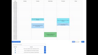 CourseScheduler -- HackTheNorth Project