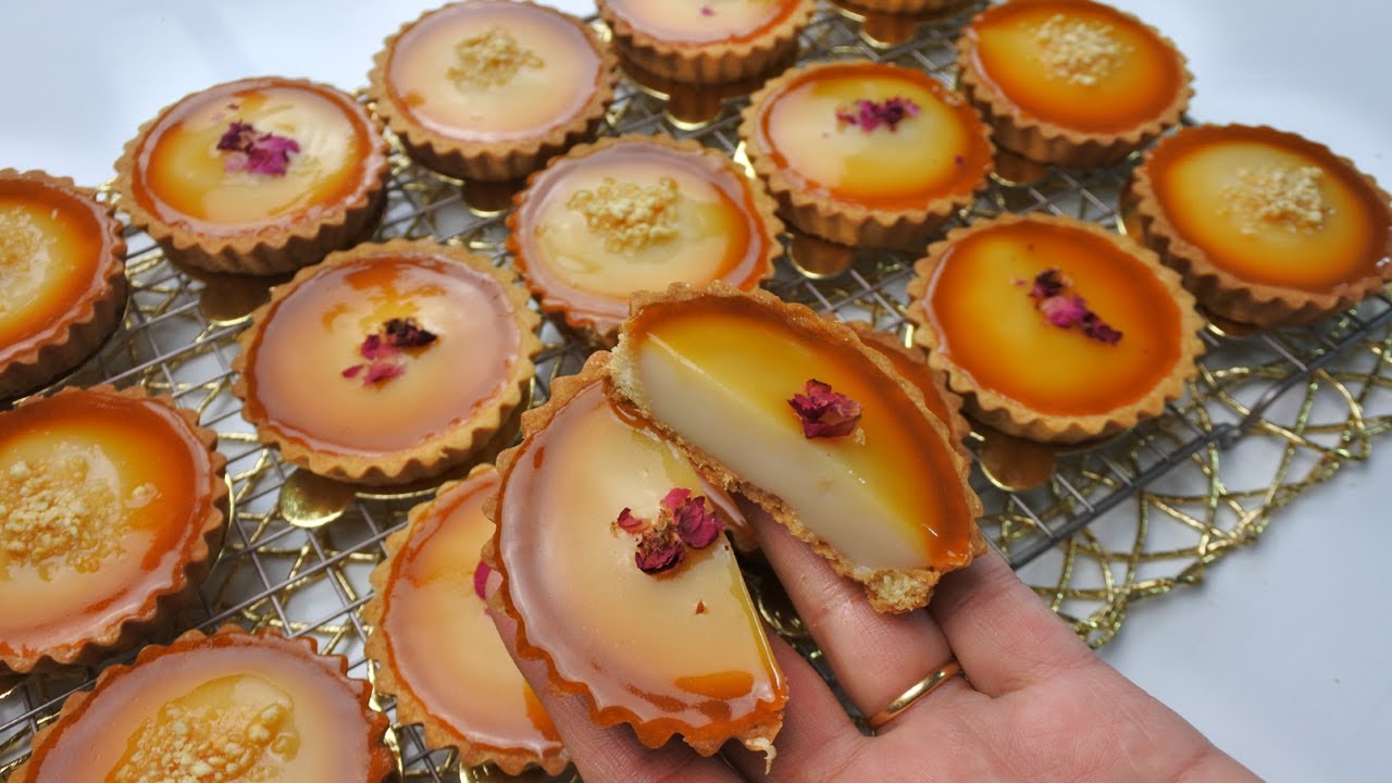 تارتولات لفلون 2024 / بدون بيض بدون فلان بعجينة اقتصادية سهلة مع جديد ديكوجال كراميل منزلي لماع