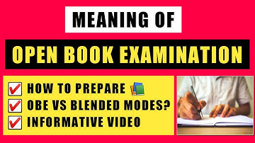 What is Open Book Exams? | OBE VS Blended Modes | Open Book Exam Kaise Hota Hai | OBE Prepare Tips