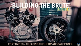 New Wheels Arrive Yamaha Xv1000 Cafe Racer Building The Brute 04