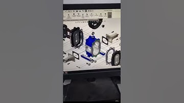 #Industrial #Machine #Part# #design #Real #Assembly #focus #Exploded #View #Drawing #Real #Designer