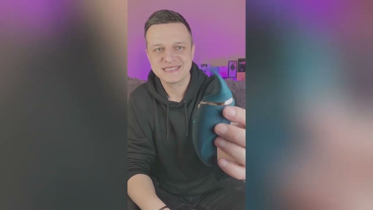 Вібратор 2в1 з язичком Zalo Hero