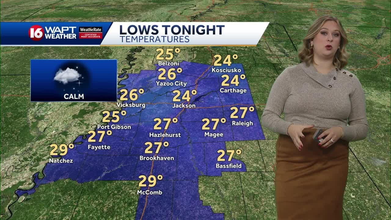 High pressure keeps the forecast chilly through the weekend - YouTube