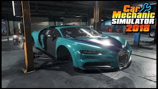 Restoration of Bugatti Chiron  CMS 2018 #2