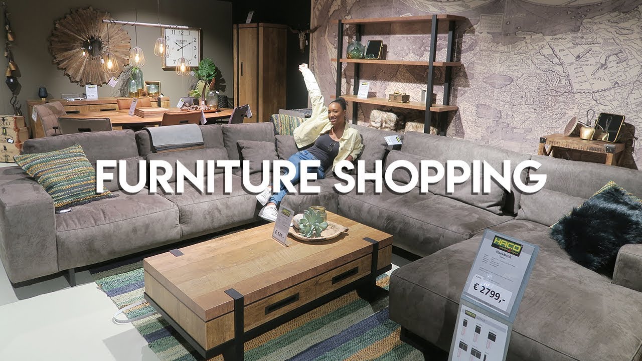Furniture Shopping For My New House! YouTube