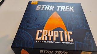 Trekkie tuesday : unboxing funko games star trek cryptic Puzzles & pathways adventure game