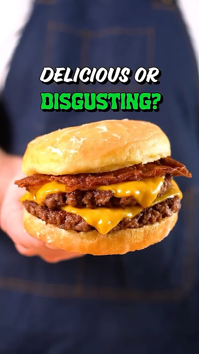 Delicious or Disgusting? The Luther Burger!