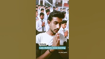 Lazy students every morning 🥱😪#shorts #youtubeshorts #ytshorts #funnyvideo #schoollife