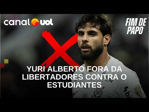CORINTHIANS NÃO CONTA COM YURI ALBERTO NA IDA DA LIBERTADORES CONTRA O ESTUDIANTES, INFORMA LÁZARO