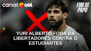 CORINTHIANS NÃO CONTA COM YURI ALBERTO NA IDA DA LIBERTADORES CONTRA O ESTUDIANTES, INFORMA LÁZARO