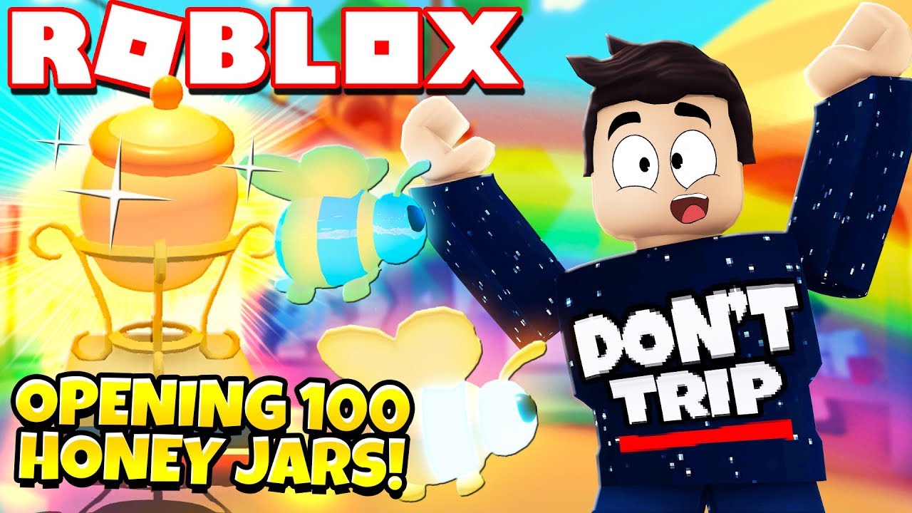 I Opened 100 Honey Jars In Adopt Me New Adopt Me Bee Update - roblox unlocked jar