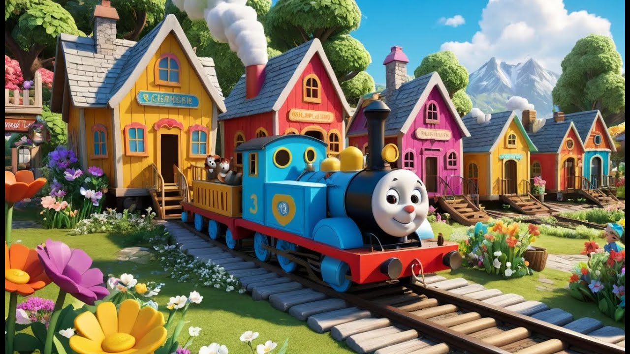 Choo Choo! The Train on the Track | Fun Train Song for Kids | Chugging ...