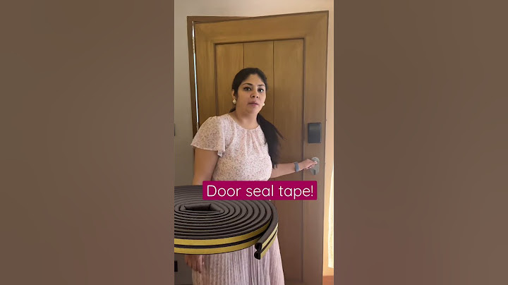 Door seal tape for sound proofing doors! #interiordesign #coloraza #shorts #homehacks #homedecor