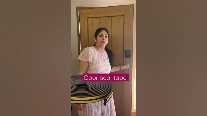 Door seal tape for sound proofing doors! #interiordesign #coloraza #shorts #homehacks #homedecor - DayDayNews