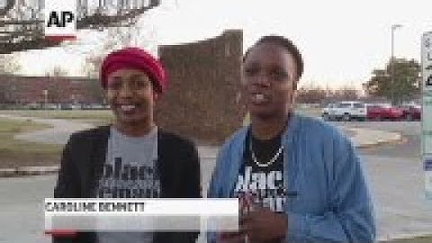 A group of students and supporters marched from a campus community center to the now-defunct SAE fra