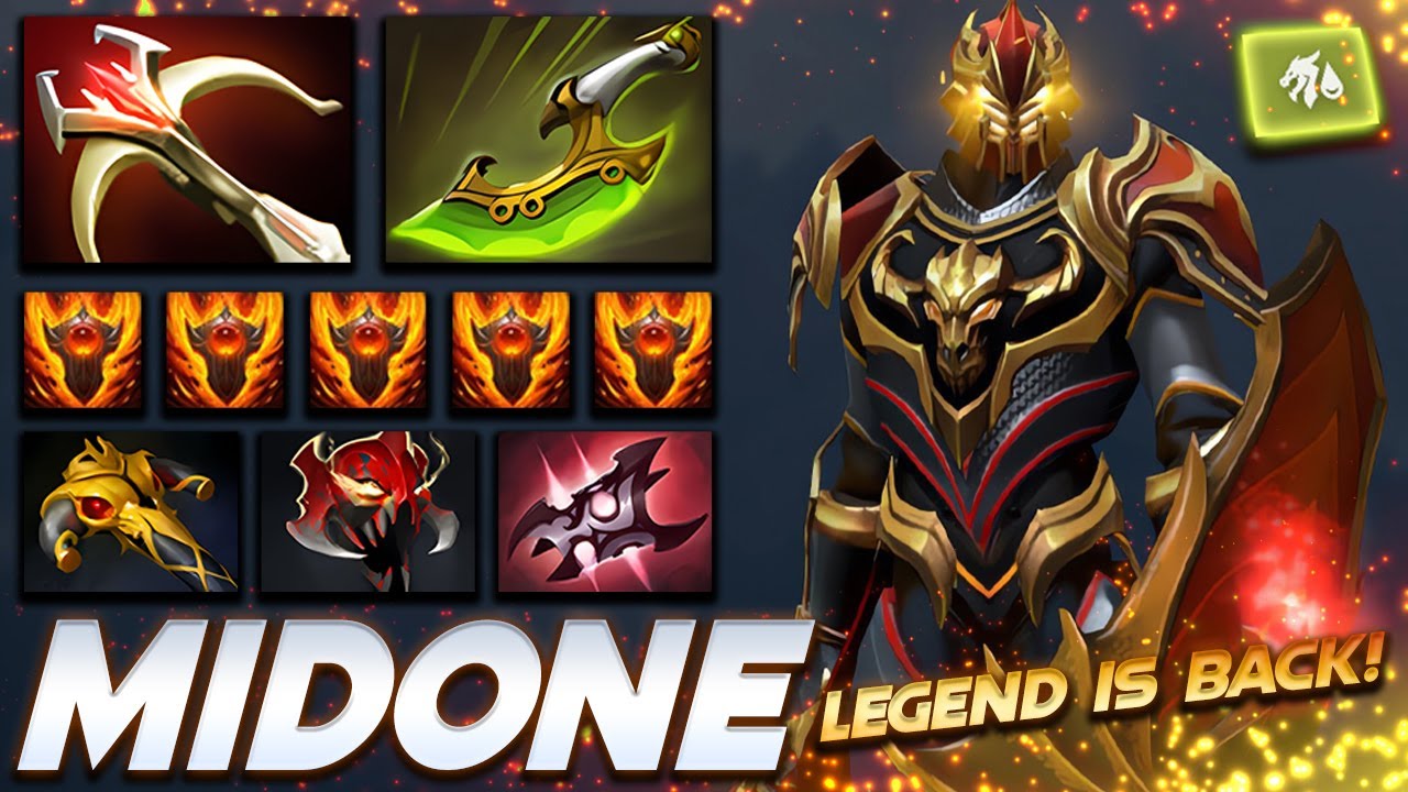 MidOne Dragon Knight Legendary Warrior - Dota 2 Pro Gameplay [Watch & Learn]