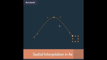 Spatial Interpolation in After Effects