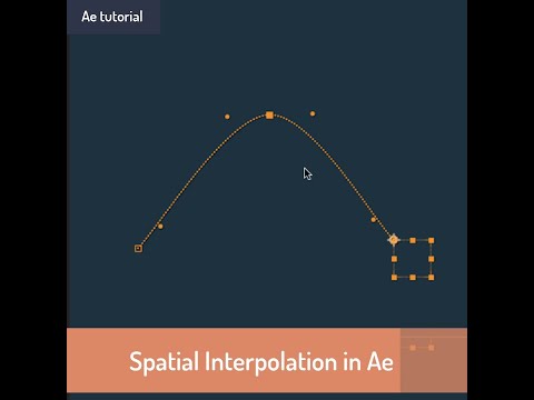Spatial Interpolation in After Effects