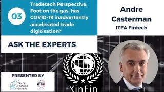 Trade Digital Contracts, André Casterman XinFin XDC