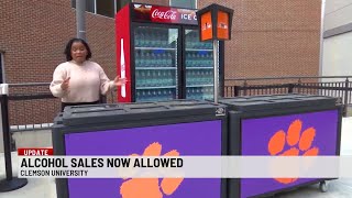 Full Clemson University allows alcohol sales at sporting events News