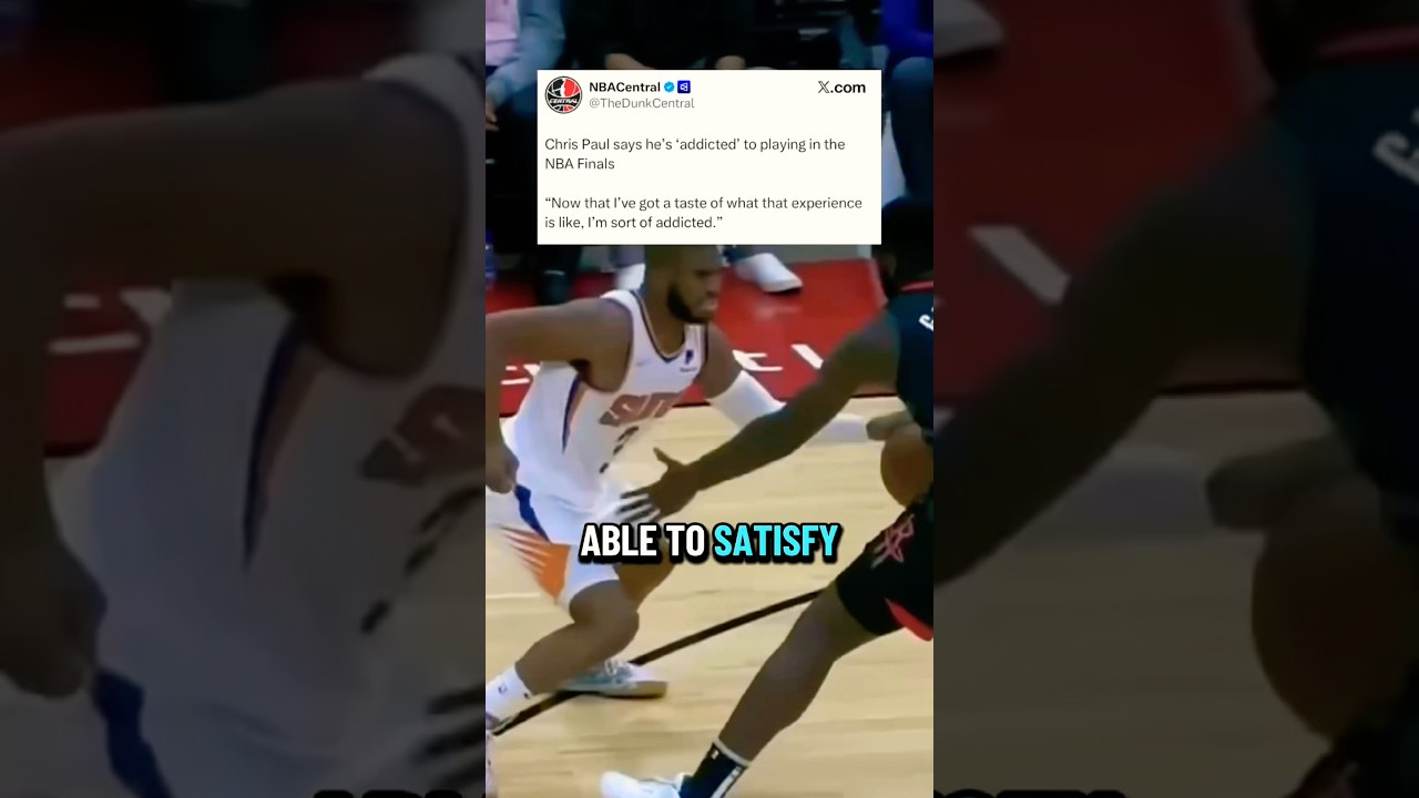 Chris Paul is finally sober! 