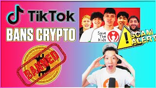 TikTok Bans Crypto!