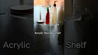 Renter-Friendly Shower Organizer That Actually Stays Put 👀 #bathroomorganization #renterfriendly